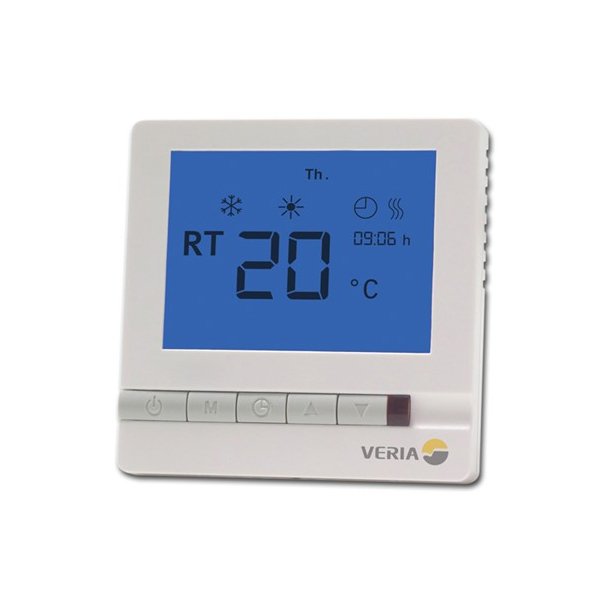 Терморегулятор з ЖК дисплеем Veria Control Т45, t= +5...+45 °С 15А